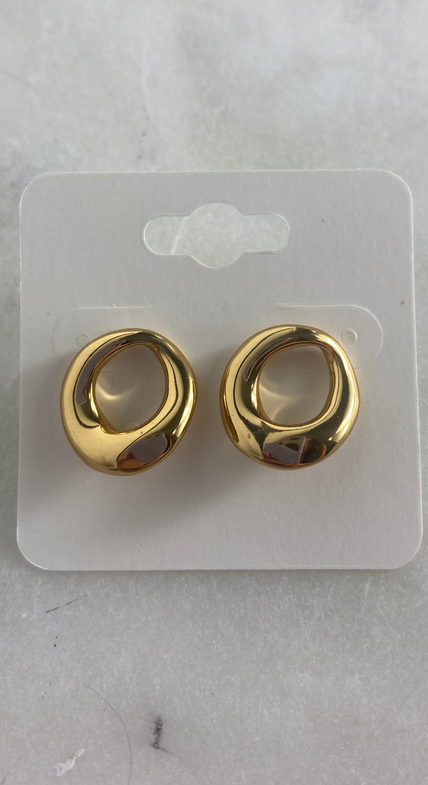 Casual Gold Plated Ear Studs